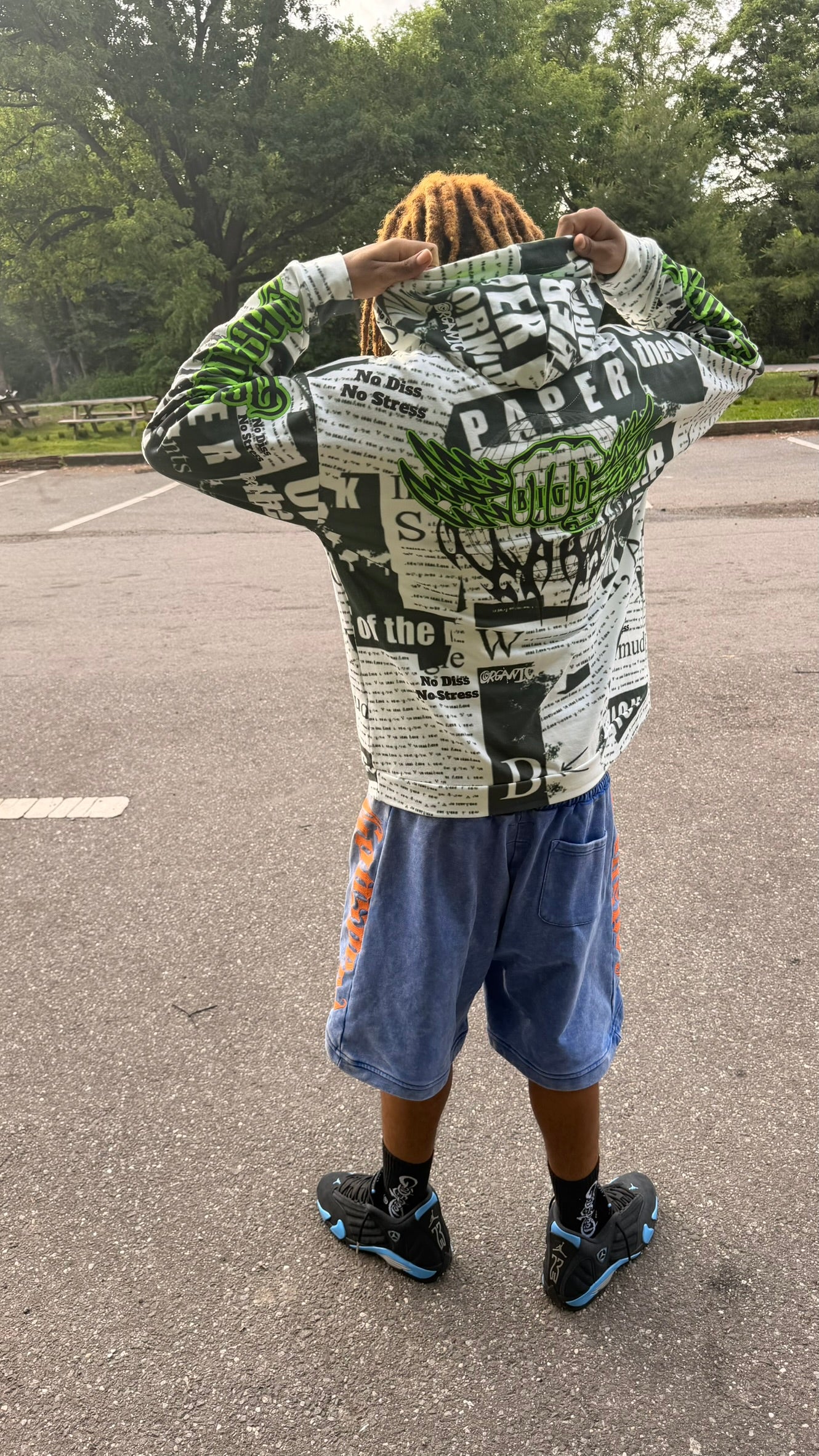 Global News Streetwear Men's Cotton Hoodie
