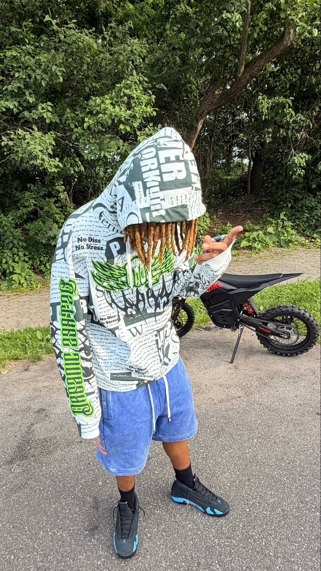 Global News Streetwear Men's Cotton Hoodie
