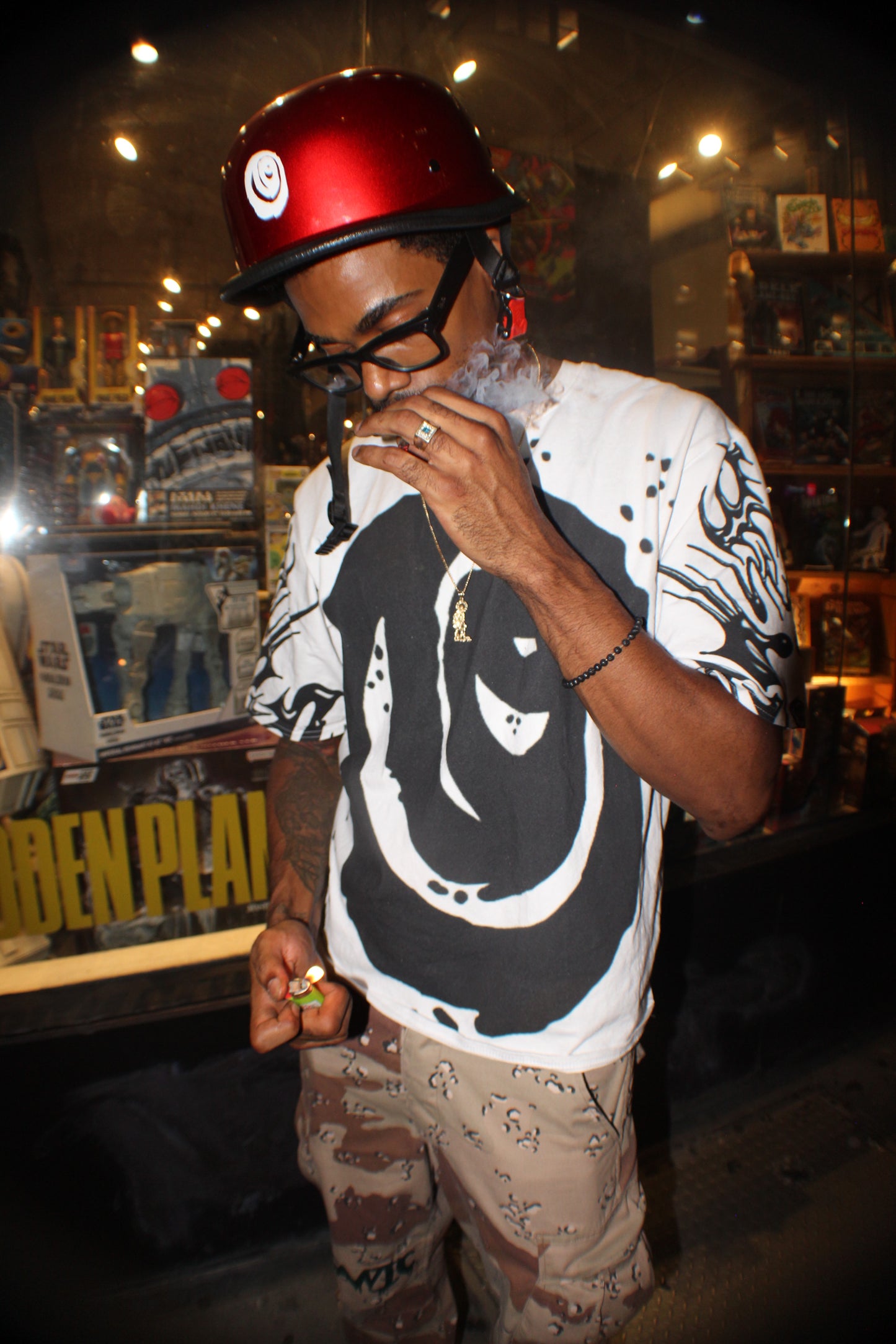 Inkflow Oversized Cotton T-Shirt – Heavyweight Streetwear Tee
