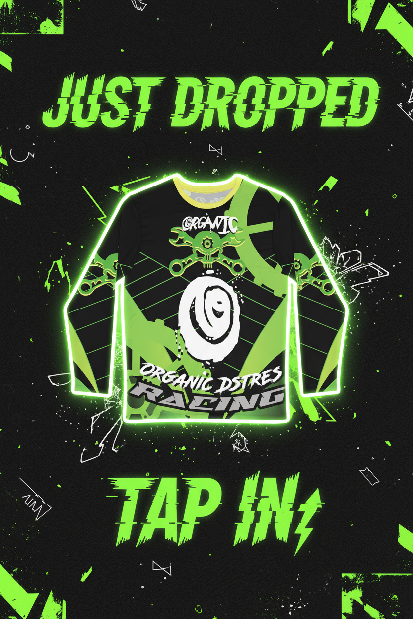 Green Machine Biker Jersey Instagram Story - Bold Design